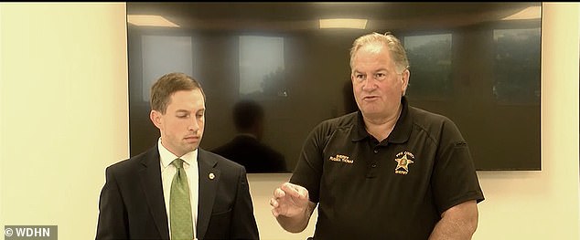 While interviewing the 14-year-old, who has not yet been identified, he confessed to the murder and, according to Sheriff Russell Thomas (pictured right), had told classmates at school that he was not ready yet