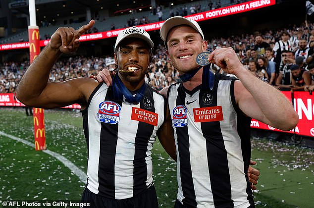 Many fans are hoping Quaynor's work ethic is a sign that Collingwood can challenge for back-to-back premierships