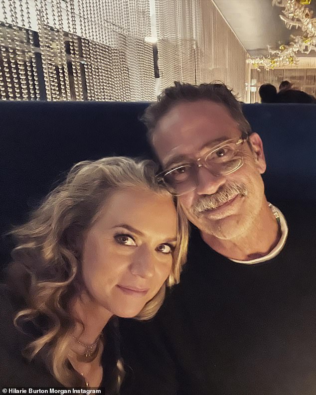 Things are still going well!  Thursday was Hilarie's fourth wedding anniversary and as a gift, her husband Jeffrey Dean Morgan (pictured Thursday) agreed to moderate her Grimoire Girl Book Tour stop at the Bardavon Theater's Oblong Books this Sunday in Poughkeepsie, NY.