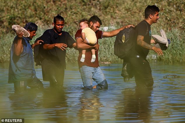 Many migrants find their way to the U.S. border after a long, dangerous journey through treacherous conditions, often wading through the Rio Grande River on their way to Texas.