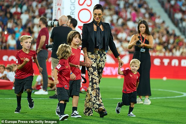 Ramos' model and TV host Pilar Rubio was also away, leaving their four young children alone with two babysitters at the time of the incident.