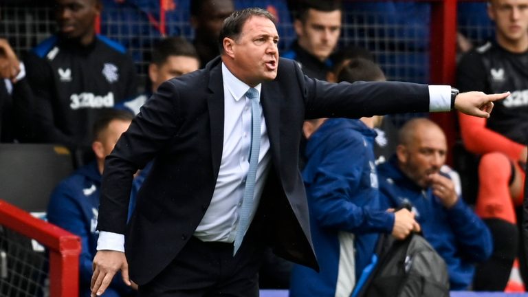 DINGWALL, SCOTLAND - AUGUST 26: Ross County manager Malky Mackay during a cinch Premiership match between Ross County and Rangers at the Global Energy Stadium, on August 26, 2023, in Dingwall, Scotland.  (Photo by Rob Casey / SNS Group)