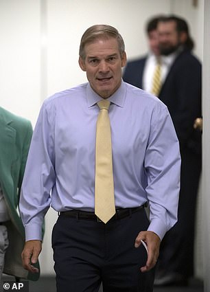 The allies are pushing Ohio Rep. Jim Jordan as a candidate for chairman.  He led the first impeachment hearing last week and has been investigating Hunter Biden