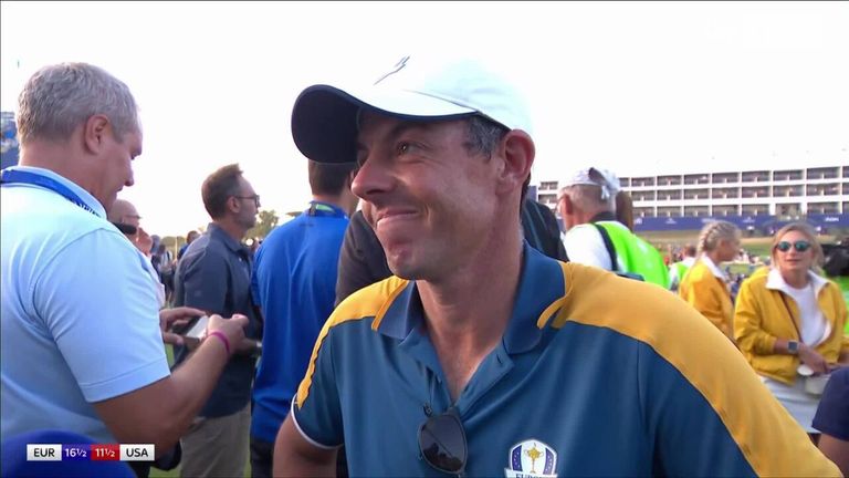 Rory McIlroy reflects on Team Europe's journey to Ryder Cup glory and how much the victory means to him.