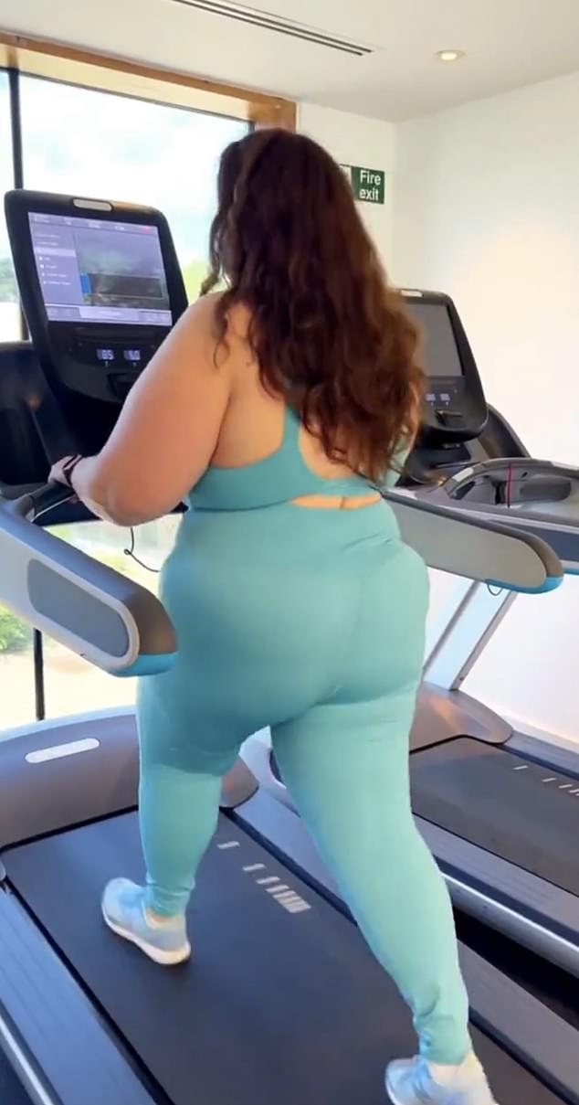 The fitness enthusiast believes that 'health is not determined by body size' and states that many plus-size people prioritize their wellbeing through regular exercise and diet