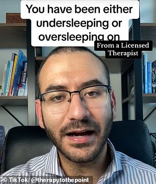 He explained that some of the signs included changes in sleeping and eating habits, what you find pleasure in and how irritable you are