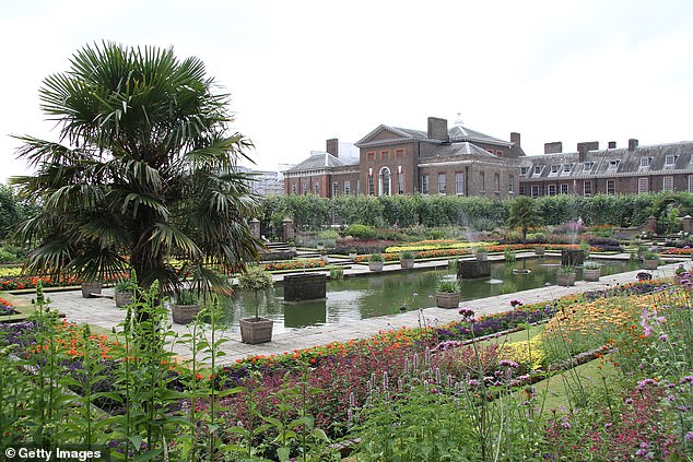 The Prince and Princess of Wales already live at Kensington Palace, pictured, Anmer Hall and Adelaide Cottage