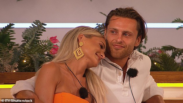 Old days: The daughter of motorcycling legend Carl Fogarty was involved in a relationship with Casey O'Gorman after she was paired with him on Love Island