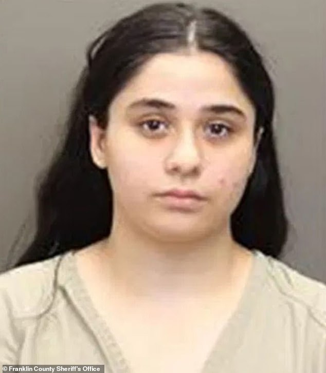 Hanan Ahmad Al Jabouli, 19, is on trial with her mother on a slew of charges including aggravated murder, murder, strangulation or suffocation, child endangerment, abuse of a corpse and tampering with evidence.