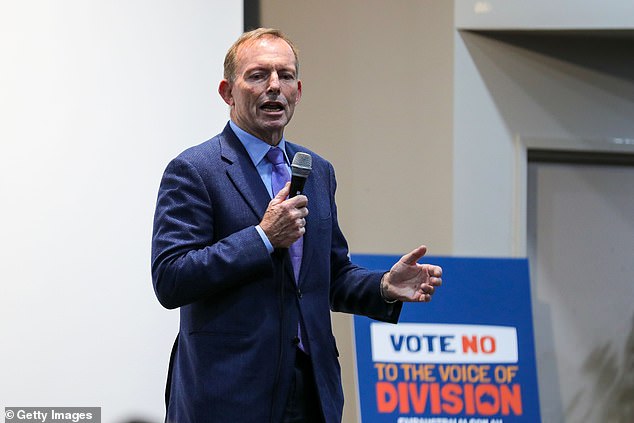 Mr Abbott has been vocal in his opposition to the Voice, saying it would only deepen Australia's sense of victimhood.