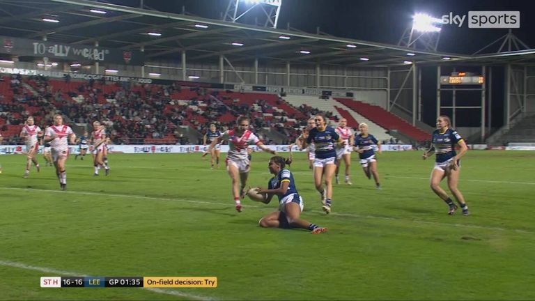 Highlights from Leeds Rhinos' dramatic Betfred Women's Super League semi-final win over St Helens