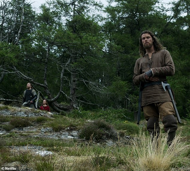 Decommissioning: Vikings: Valhalla is expected to end at the end of the Viking Age, which will be marked by the Battle of Stamford Bridge in 1066;  Suter, Gustavsson and Corlett (all pictured) served as the main storyline for the spin-off series