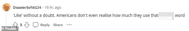 British users answered a Reddit poll on the 'most annoying words' prompting much discussion in the comments.