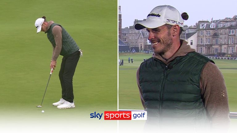 Gareth Bale showed that his talent is not limited to the football field at the Alfred Dunhill Links Championship Pro Am.