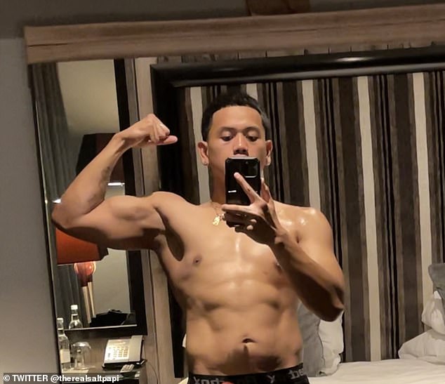 Salt Papi shows off his new physique that has been tweaked and lost weight before his fight