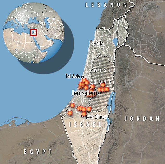 Hamas claimed to have fired 5,000 rockets into Israel from the occupied Gaza Strip, setting off air raid sirens in Tel Aviv and Jerusalem.