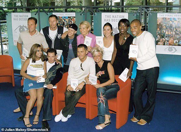 Dean O'Loughlin (far right), who came third in the second series of Big Brother in 2001, said he initially suffered panic attacks after entering the house