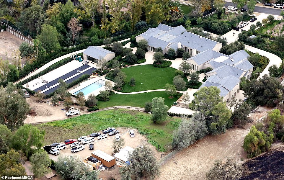 The sprawling property is one of many in the Kardashians' sprawling portfolio