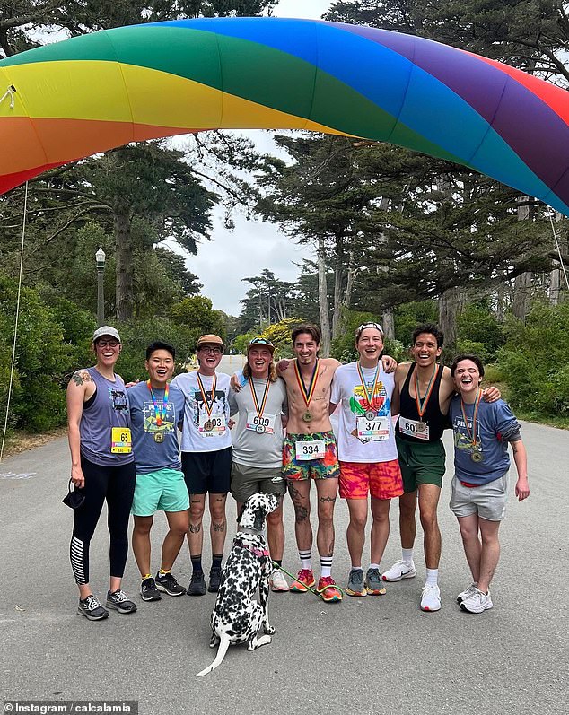 Calamia advocated for the inclusion of a non-binary division in the San Francisco Marathon last year and worked as an unpaid consultant on the creation of a non-binary category in the Boston Marathon as well.