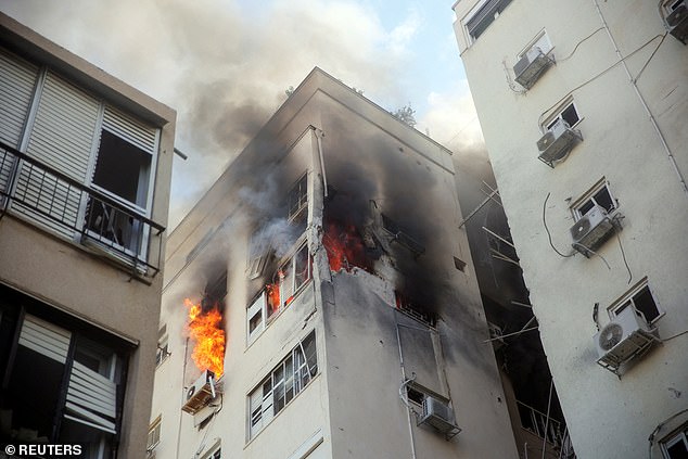 Thousands of rockets rained down on the cities of Tel Avis, Jerusalem and Sderot this morning, killing more than 40 people as Hamas terrorists attacked.