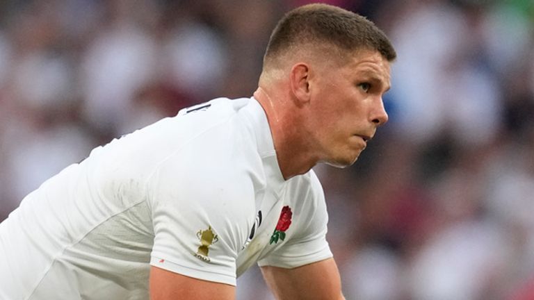 Owen Farrell took the reins in 10th within 40 seconds 