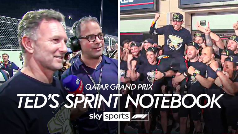 Sky F1's Ted Kravitz looks back on a thrilling sprint at the Qatar Grand Prix that saw Max Verstappen earn the points he needed to become world champion