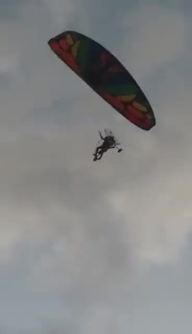 The failure of Israeli intelligence services to detect any signs of this attack is utterly baffling.  Pictured: Hamas fighters crossing border with paragliders