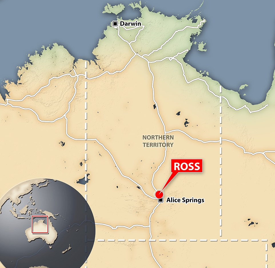 The desert oasis is located 10 km south of Alice Springs on the outskirts of Ross at the foot of the MacDonell Ranges on a sprawling 5.7 hectare cactus-covered block