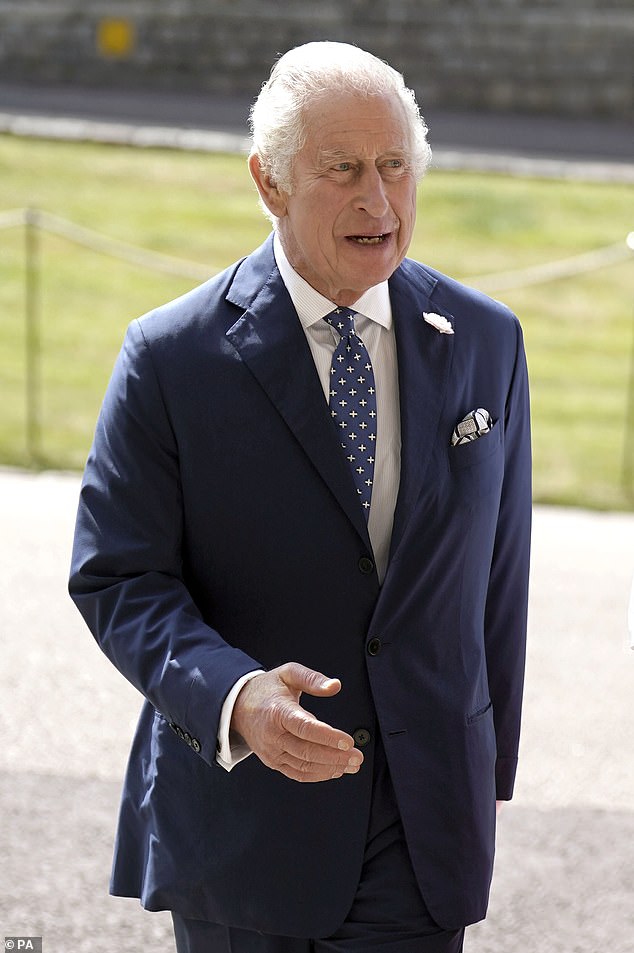 Rumors have circulated that King Charles privately believes his younger brother has 'no long-term future' at his royal household.  The king pictured in June