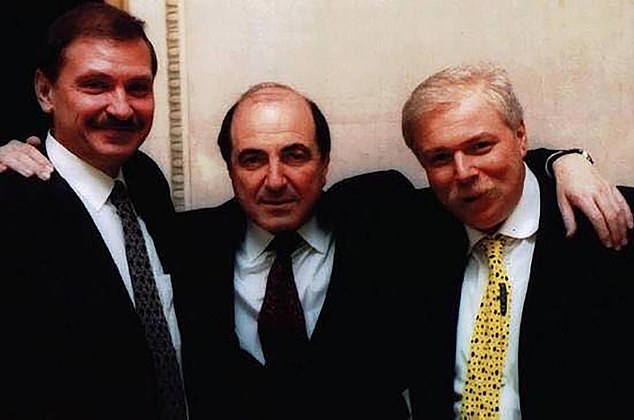 Badri Patarkatsishvili (right) fled Russia in 2000 after falling out with Putin