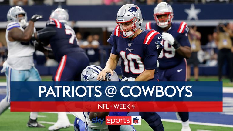 New England Patriots vs. Dallas Cowboys highlights from Week 4 of the NFL season.