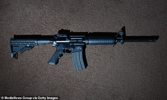 Smith & Wesson manufactures AR-15-style rifles (pictured) used in many of America's deadliest mass shootings