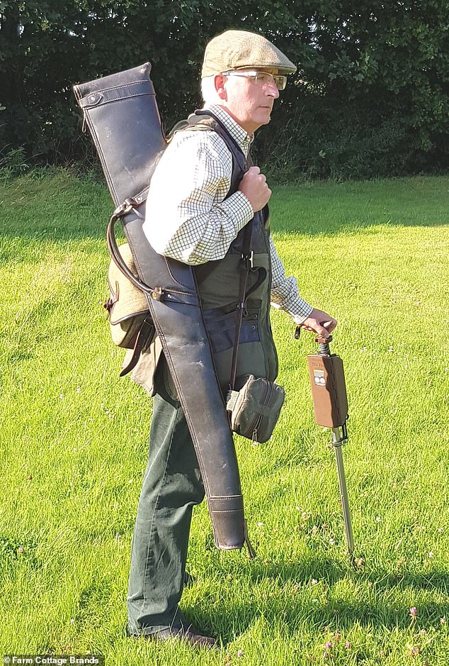 Alastair Muir (pictured), 60, is the managing director of Farm Cottage Brands, an online estate retailer he runs with his wife and son.  He said his account was terminated because he was selling legitimate airgun accessories