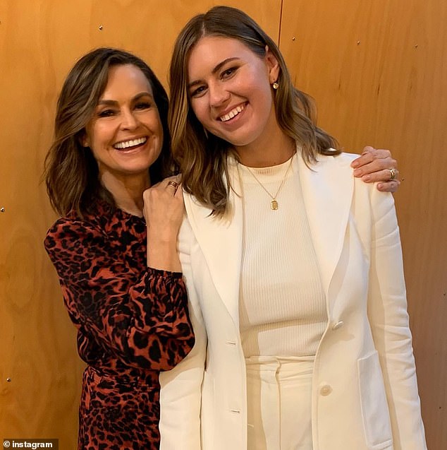 Brit Higgins first alleged that Lisa Wilkinson (pictured left, with Ms Higgins) was raped by a 'male colleague' in Parliament in 2019.