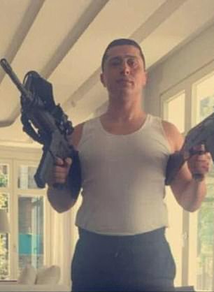 Ahmed Haouchar is the brother of the dreaded gangster Bilal Haouchar (pictured)