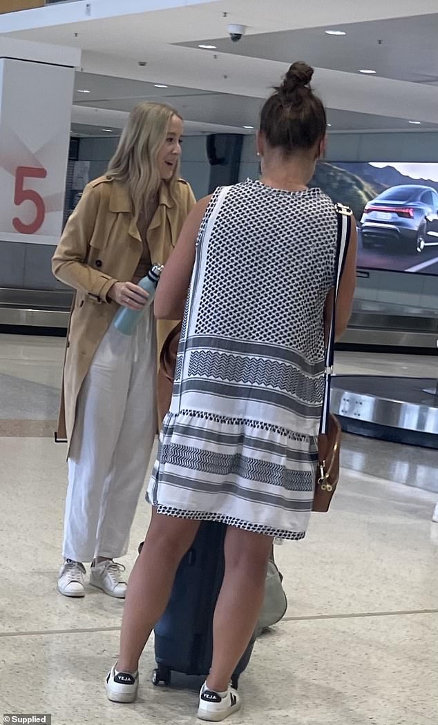 Two contestants set to appear in the upcoming series were spotted arriving at Sydney Airport over the weekend