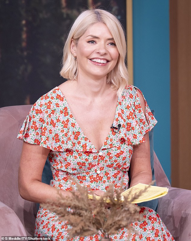 Distraught: It comes as Holly Willoughby canceled her appearance on the show as she continues to deal with an alleged kidnapping plot (pictured in September)