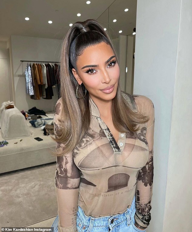 This approach ensures no awkward poses or fake smiles;  instead, you will naturally feel more relaxed, promoting a genuine smile.  Pictured: Kim Kardashian