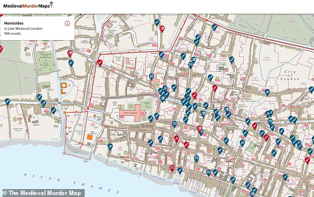 Users can switch between the three cities, and choose to filter homicides by gender involved, weapons used, time and day of the incident, and number of perpetrators.