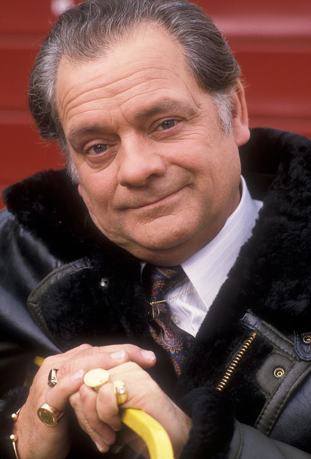 Big money: The star, who is perhaps best known for playing Del Boy in the sitcom Only Fools and Horses, earns more than £1 million a year (seen as Del Boy in Only Fools and Horses)