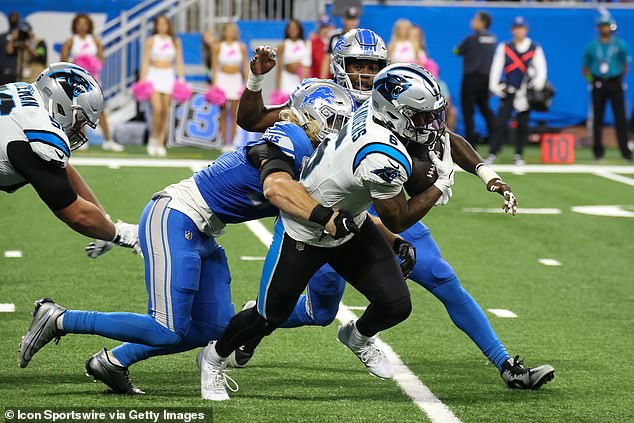 The linebacker made the revelation after helping the Lions defeat the Carolina Panthers 42-24 at Ford Field on Sunday.