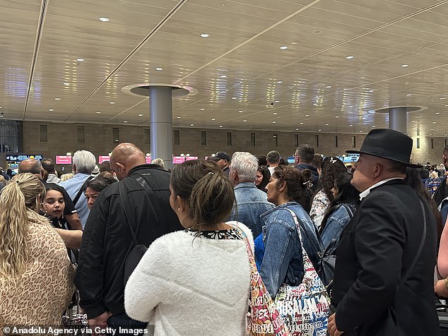 Hundreds were left in the lurch as flight after flight from Ben-Gurion was cancelled