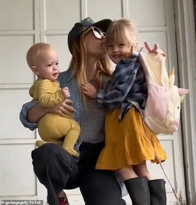 She said it had several other benefits for her children, such as building their confidence and teaching them problem-solving skills.  She is in the picture with her children