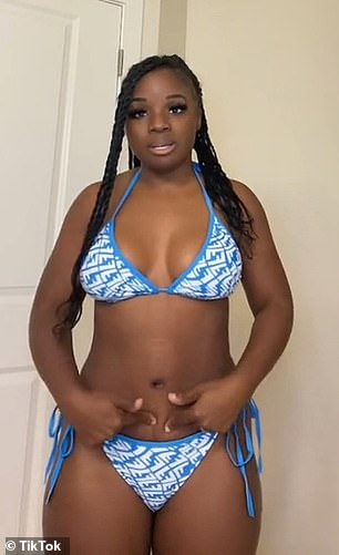 Ebonie showed off her bikini transformation, saying it's hard to think she could have lost her life just because she 'wanted to look a certain way' and 'not have pale skin'.