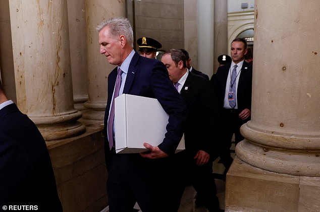 Some lawmakers would like to try to reinstate Kevin McCarthy as speaker, but he has said he is not seeking the post after his surprise ouster