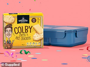 The Lunchbox Legend went to Snackers Market Colby Cheese and Rice Crackers for $3.99 for a four-pack