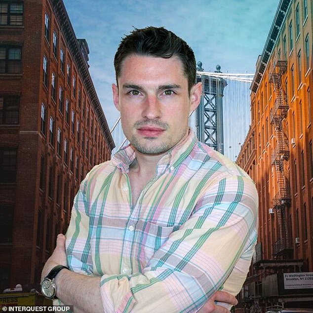 A former colleague described Pinnix as 'aggressive' and 'not a good drunk' and explained to DailyMail.com that the lewd comments were made during a work dispute with Jack Lockerbie (pictured) on a Teams call during the pandemic