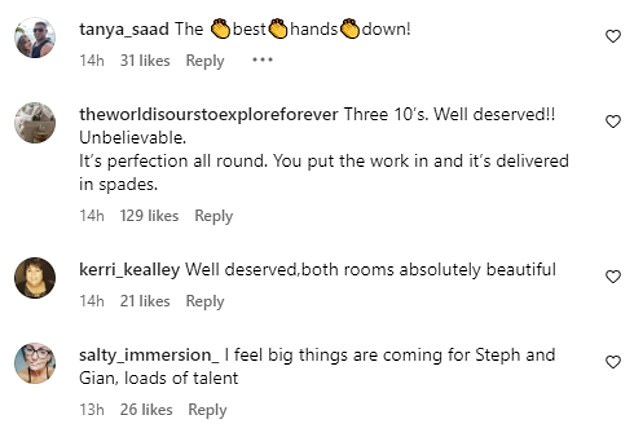 Despite some coming out of the woodwork to condemn Steph's 'beige' and 'bland' style, others are singing the praises of her eye for design