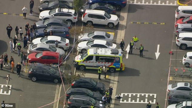 Police converged on the car park of Craigieburn Central shopping center after the shooting