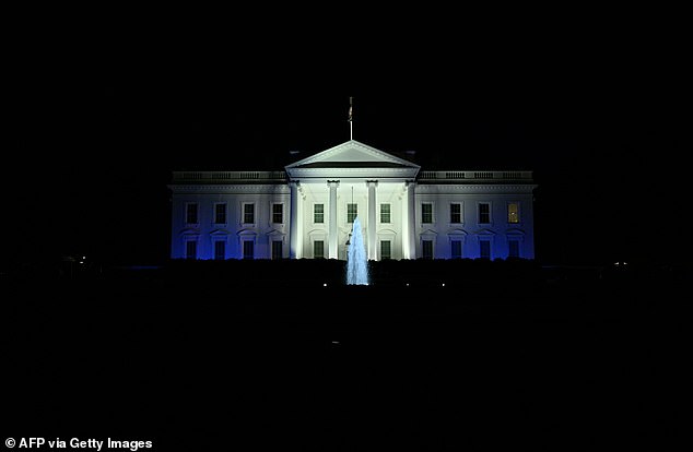 The White House will be lit up in the blue and white colors of the Israeli flag on Monday